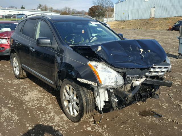 JN8AS5MV7BW662891 - 2011 NISSAN ROGUE S BLACK photo 1