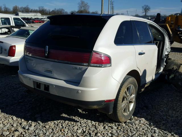 2LMDJ6JC7ABJ01661 - 2010 LINCOLN MKX WHITE photo 4