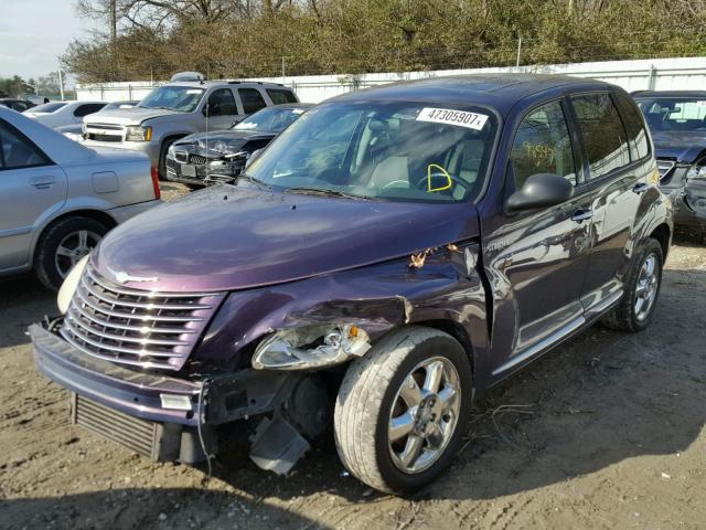 3C8FY68885T504210 - 2005 CHRYSLER PT CRUISER PURPLE photo 2