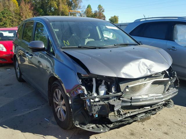 5FNRL5H41FB017578 - 2015 HONDA ODYSSEY EX GRAY photo 1