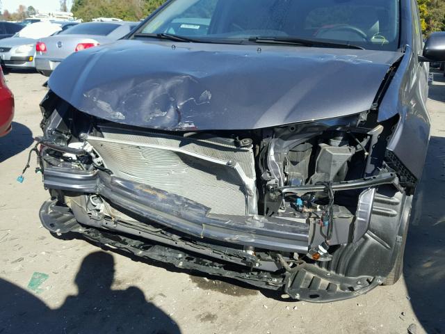 5FNRL5H41FB017578 - 2015 HONDA ODYSSEY EX GRAY photo 9