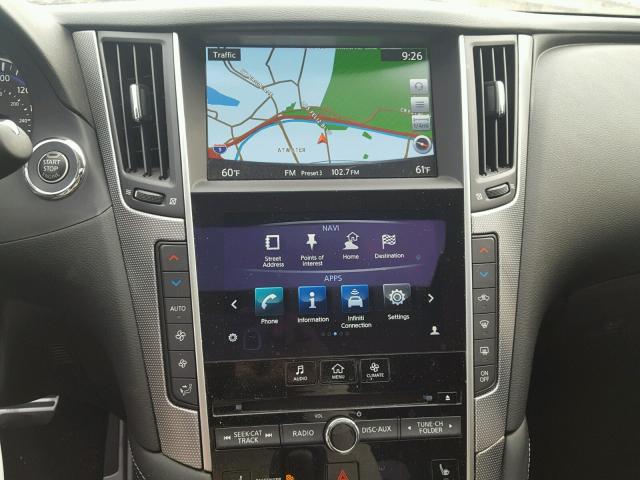 JN1BV7AP8FM356800 - 2015 INFINITI Q50 BASE Blanco foto 9