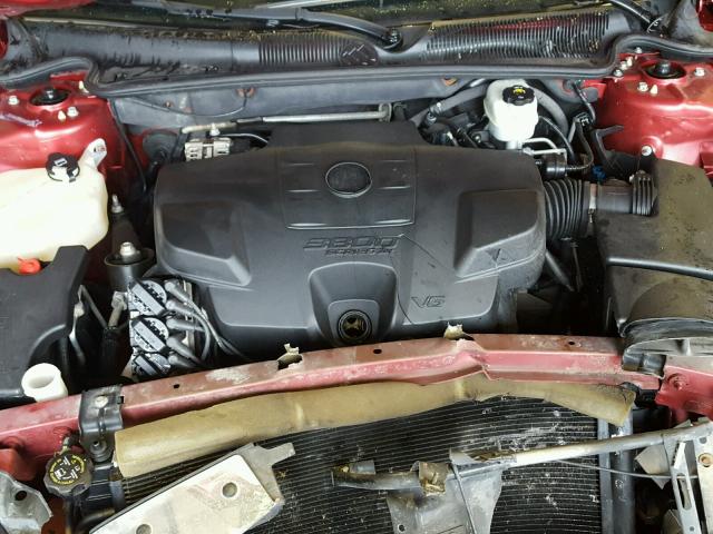 1G4HP57228U155829 - 2008 BUICK LUCERNE CX MAROON photo 7