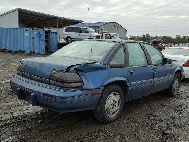 1G2WH54T8NF208401 - 1992 PONTIAC GRAND PRIX BLUE photo 4