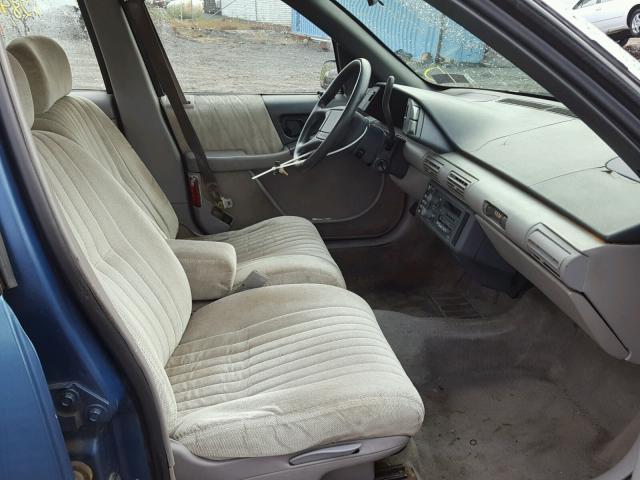 1G2WH54T8NF208401 - 1992 PONTIAC GRAND PRIX BLUE photo 5