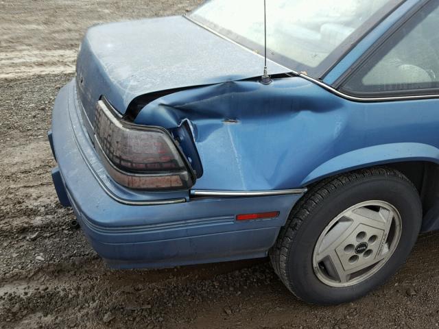 1G2WH54T8NF208401 - 1992 PONTIAC GRAND PRIX BLUE photo 9