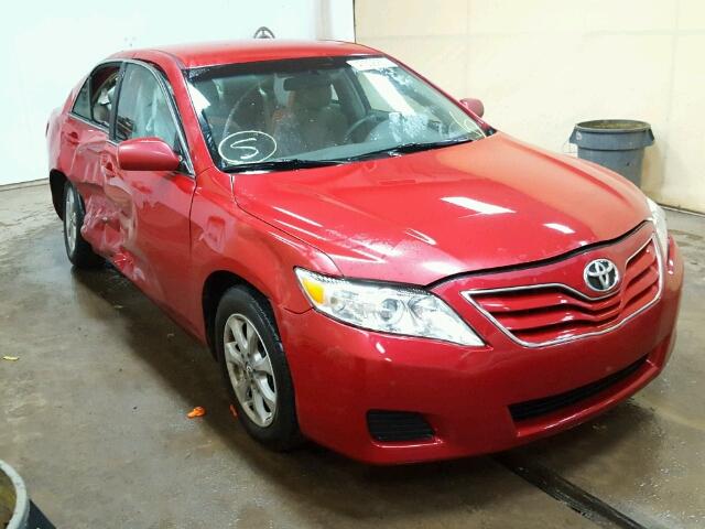 4T1BF3EKXAU555076 - 2010 TOYOTA CAMRY RED photo 1