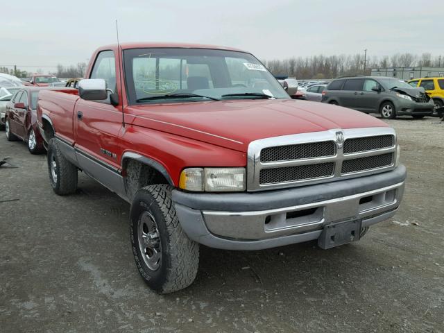 1B7HF16Z9RS629531 - 1994 DODGE RAM 1500 RED photo 1