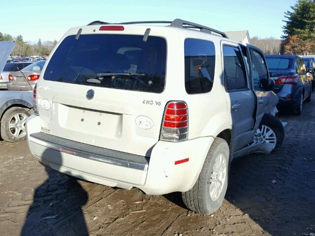 4M2YU91167KJ10434 - 2007 MERCURY MARINER LU BEIGE photo 4