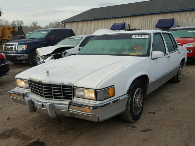 1G6CD53B1P4282604 - 1993 CADILLAC DEVILLE WHITE photo 2