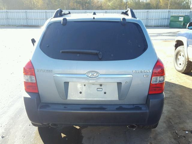 KM8JN12D95U061676 - 2005 HYUNDAI TUCSON GLS TEAL photo 10