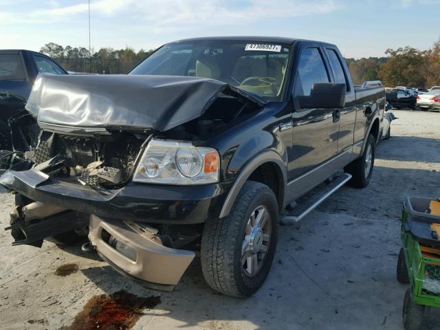 1FTPX145X4NC54264 - 2004 FORD F150 BLACK photo 2