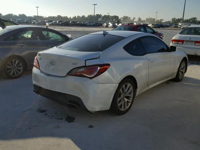 KMHHT6KD0DU088555 - 2013 HYUNDAI GENESIS CO WHITE photo 4