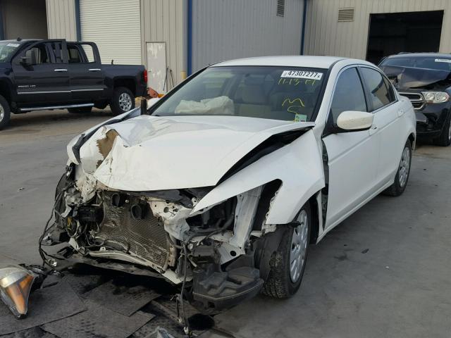 JHMCP26338C033265 - 2008 HONDA ACCORD LX WHITE photo 2