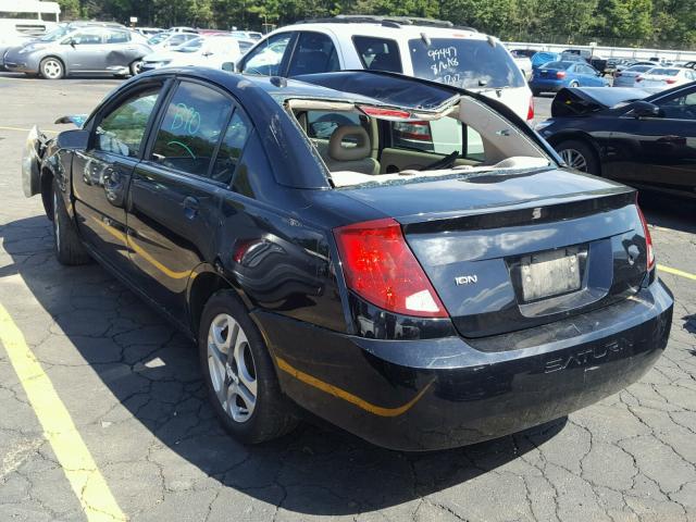 1G8AJ58FX6Z186801 - 2006 SATURN ION LEVEL BLACK photo 3