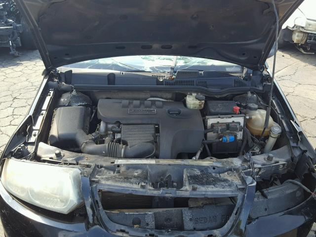 1G8AJ58FX6Z186801 - 2006 SATURN ION LEVEL BLACK photo 7