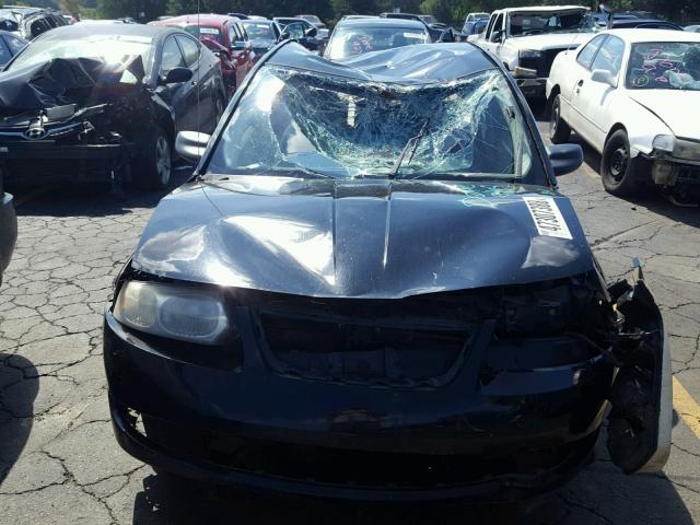 1G8AJ58FX6Z186801 - 2006 SATURN ION LEVEL BLACK photo 9