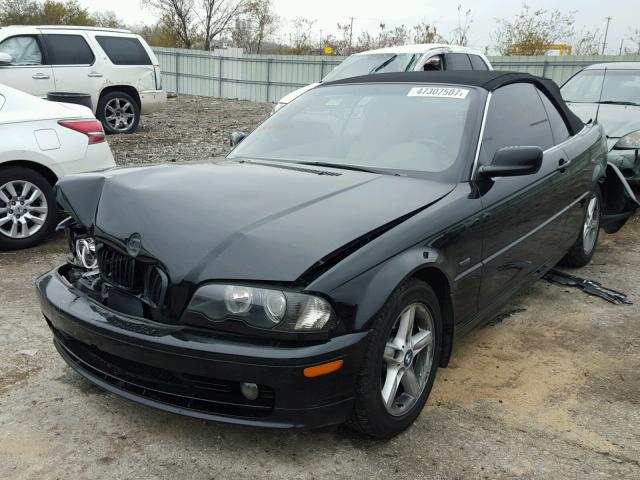 WBABS334X2JY43359 - 2002 BMW 325 CI BLACK photo 2