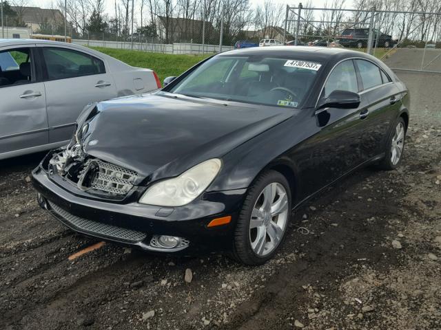 WDDDJ72X89A142501 - 2009 MERCEDES-BENZ CLS 550 BLACK photo 2