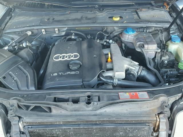 WAULC68E32A239270 - 2002 AUDI A4 1.8T QU GRAY photo 7