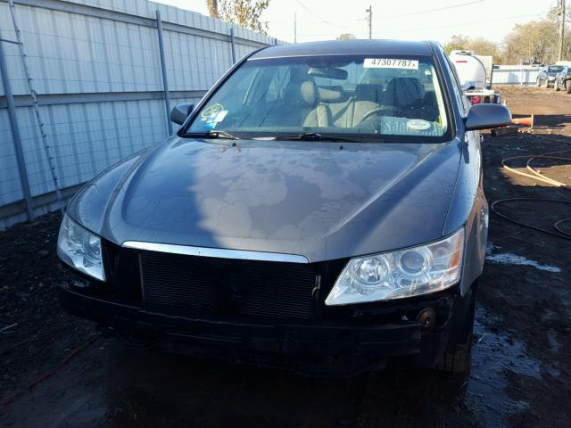 5NPET4AC9AH576302 - 2010 HYUNDAI SONATA GLS GRAY photo 9