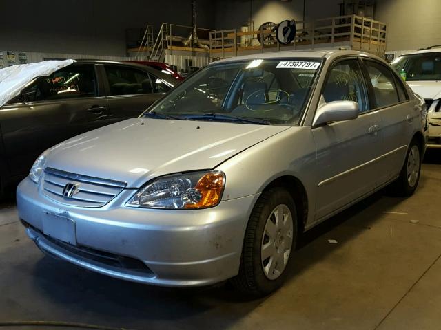 JHMES267X1S002505 - 2001 HONDA CIVIC EX ვერცხლისფერი ფოტო 2