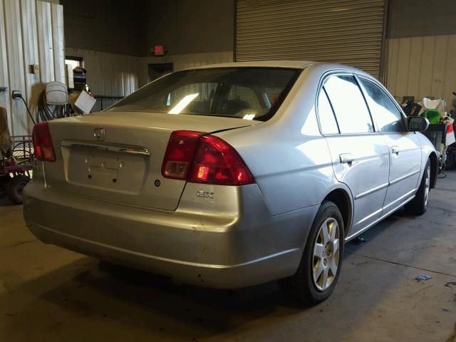 JHMES267X1S002505 - 2001 HONDA CIVIC EX SILVER photo 4