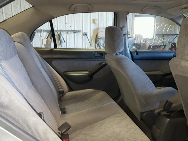 JHMES267X1S002505 - 2001 HONDA CIVIC EX ვერცხლისფერი ფოტო 6