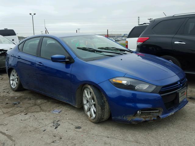 1C3CDFBA7DD149308 - 2013 DODGE DART SXT BLUE photo 1