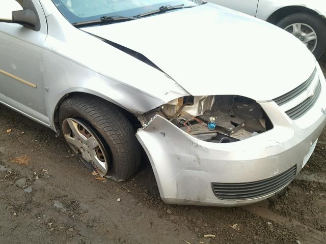 1G1AL55FX77238504 - 2007 CHEVROLET COBALT LT GRAY photo 9