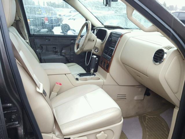 1FMEU64E76UB71019 - 2006 FORD EXPLORER E BROWN photo 5