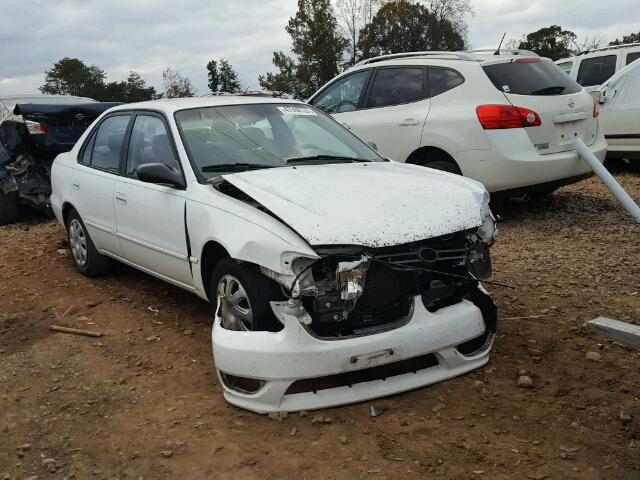 1NXBR12E12Z594859 - 2002 TOYOTA COROLLA CE WHITE photo 1