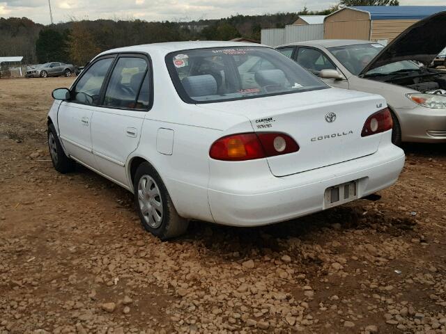 1NXBR12E12Z594859 - 2002 TOYOTA COROLLA CE WHITE photo 3