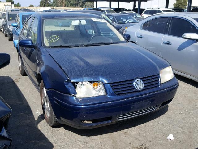 3VWTH69M03M038373 - 2003 VOLKSWAGEN JETTA GLX BLUE photo 1