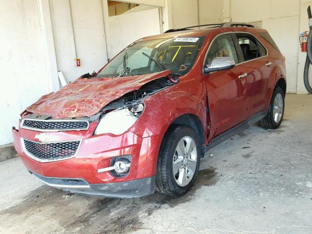 2GNFLFE32D6415638 - 2013 CHEVROLET EQUINOX LT MAROON photo 2