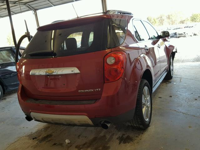 2GNFLFE32D6415638 - 2013 CHEVROLET EQUINOX LT MAROON photo 4