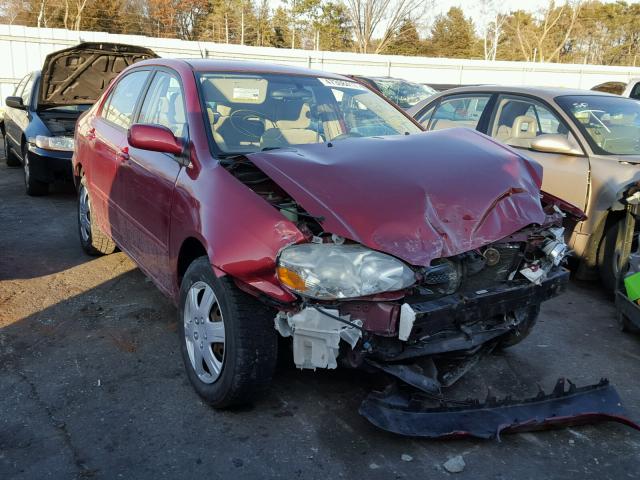 1NXBR32EX7Z828015 - 2007 TOYOTA COROLLA RED photo 1