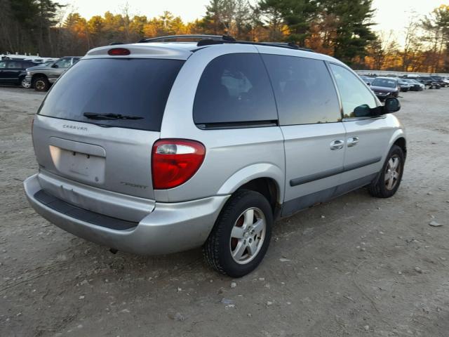 1D4GP45R55B216854 - 2005 DODGE CARAVAN SX GRAY photo 4