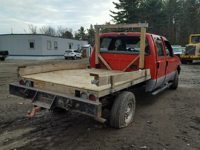 1FDNW21L6YEB03426 - 2000 FORD F250 SUPER RED photo 4