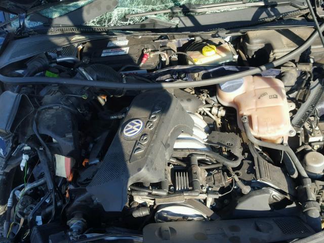 WVWRH63B53P436175 - 2003 VOLKSWAGEN PASSAT GLX BLUE photo 7