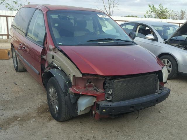 1A4GP45R46B755331 - 2006 CHRYSLER TOWN & COU RED photo 1