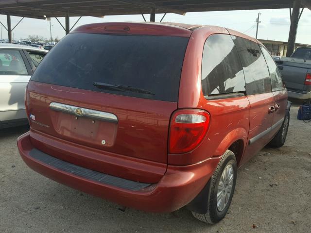 1A4GP45R46B755331 - 2006 CHRYSLER TOWN & COU RED photo 4