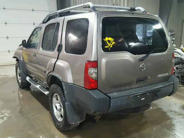 5N1ED28Y54C632721 - 2004 NISSAN XTERRA XE BROWN photo 3