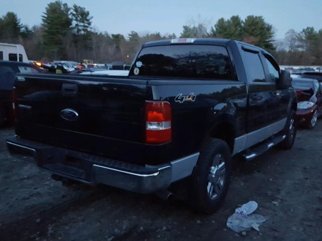 1FTPW14V18FC26257 - 2008 FORD F150 SUPER BLACK photo 4