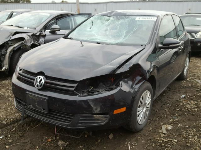 WVWBA7AJ5BW297854 - 2011 VOLKSWAGEN GOLF BLACK photo 2