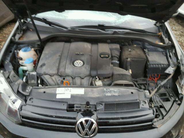 WVWBA7AJ5BW297854 - 2011 VOLKSWAGEN GOLF BLACK photo 7