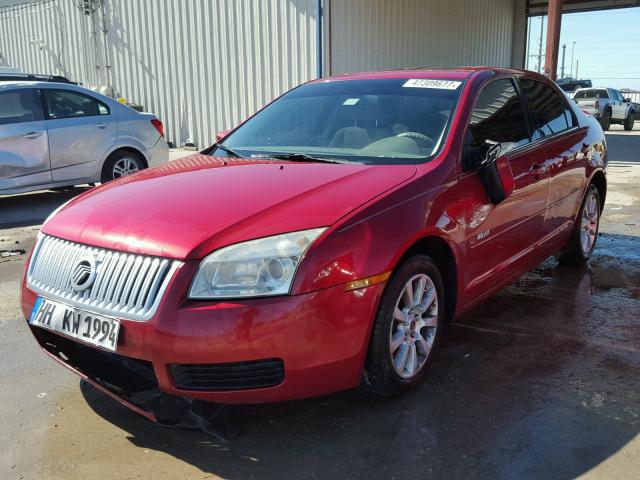 3MEHM07107R651112 - 2007 MERCURY MILAN BURGUNDY photo 2