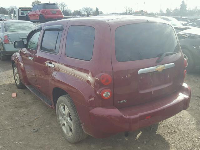 3GNDA23D86S571544 - 2006 CHEVROLET HHR LT MAROON photo 3