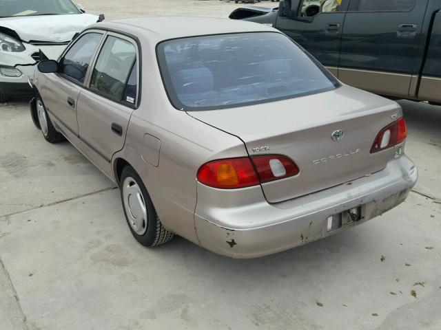 1NXBR12EXXZ175366 - 1999 TOYOTA COROLLA GOLD photo 3