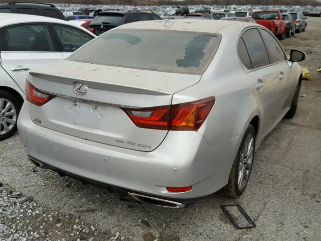 JTHCE1BL3D5013991 - 2013 LEXUS GS 350 SILVER photo 4